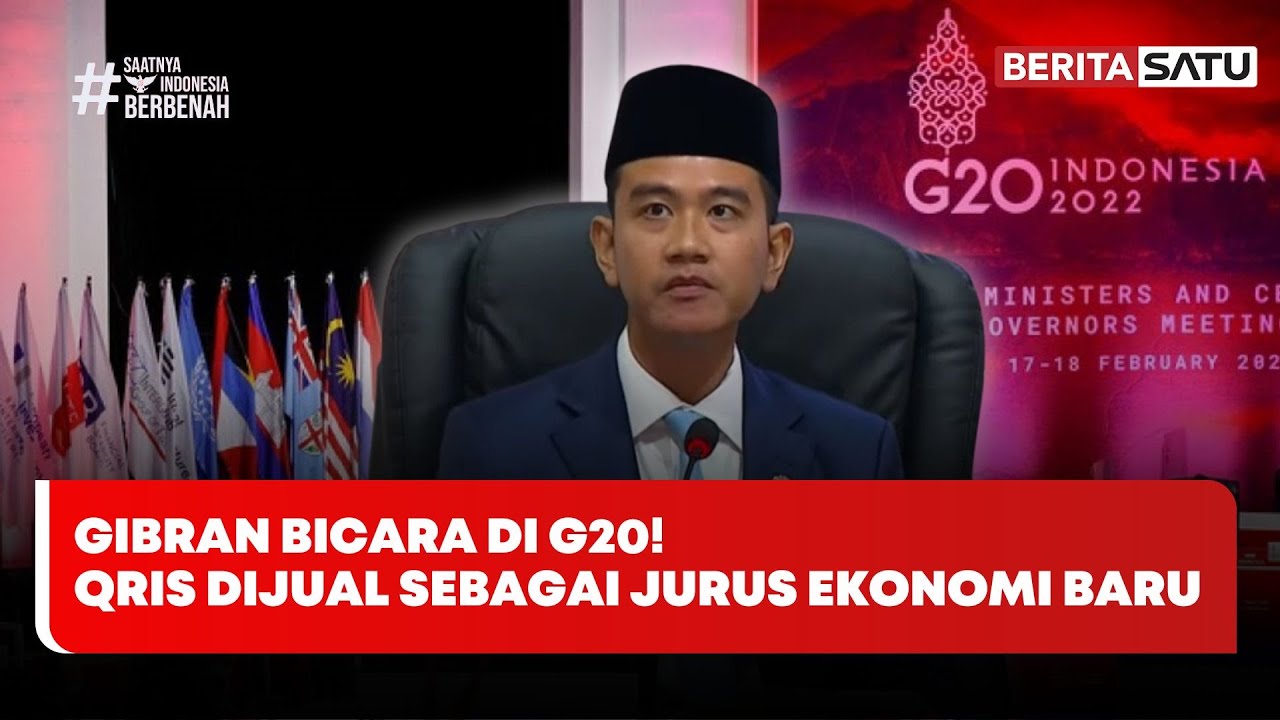 [FULL] Gibran Pidato di KTT G20, Pamerkan QRIS Sebagai Solusi Ekonomi Digital #beritasatu