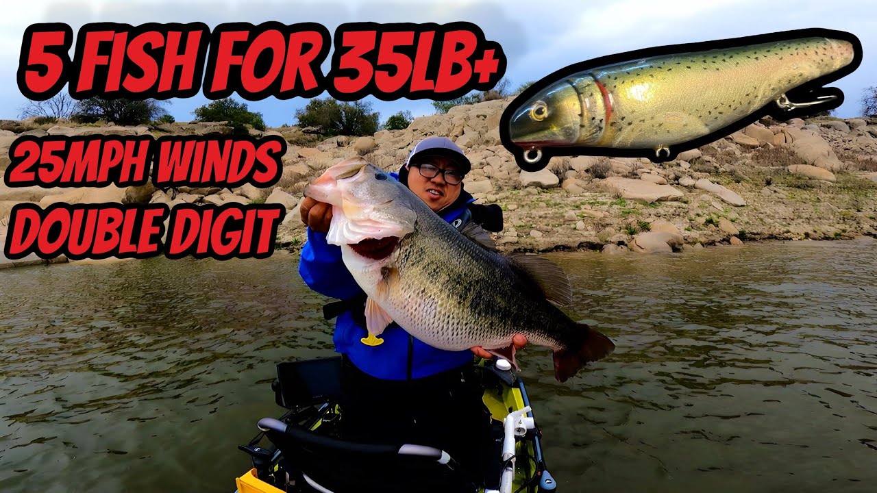 Epic Day of Bass Fishing with a Giant Topwater