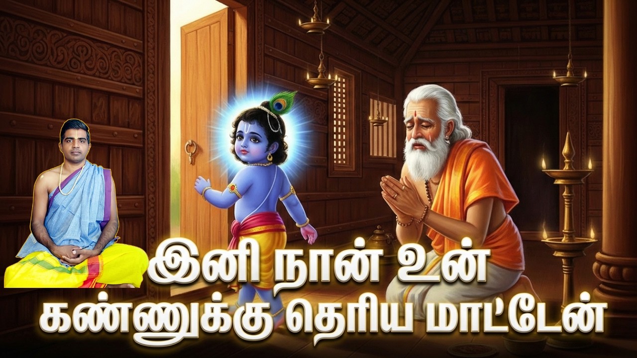 Vilvamangalam History Part 5வில்வ மங்கள ஸ்வாமியின் கிருஷ்ணானுபவம் PART 2ஊத்துகாடு சுந்தர் #upanyasam