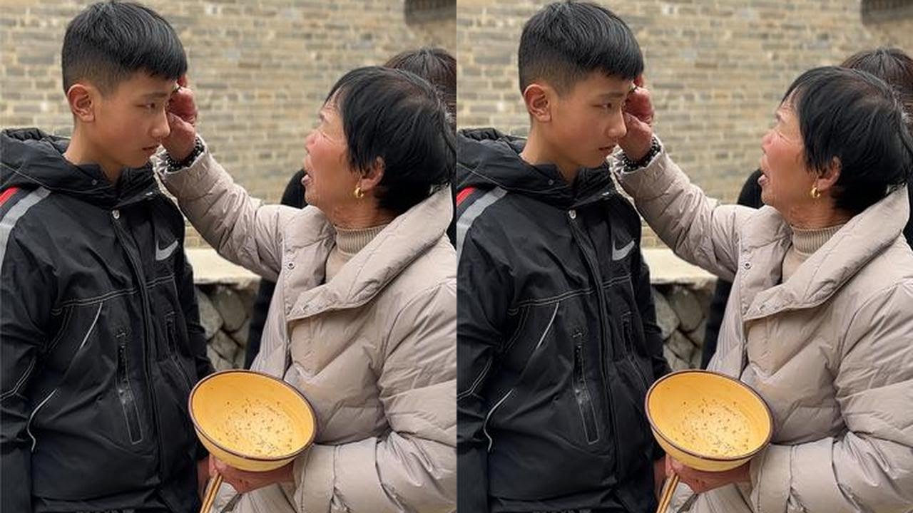 孩子眼睛红肿磨的疼，儿媳着急带去市里检查，婆婆一旁唠叨搁不住 #新农人计划2023  #乡村守护人