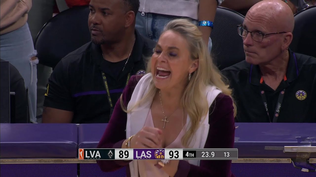 BECKY HAMMON EJECTED With 20secs Left After 2nd Technical! WNBA Los Angeles Sparks vs Las Vegas Aces