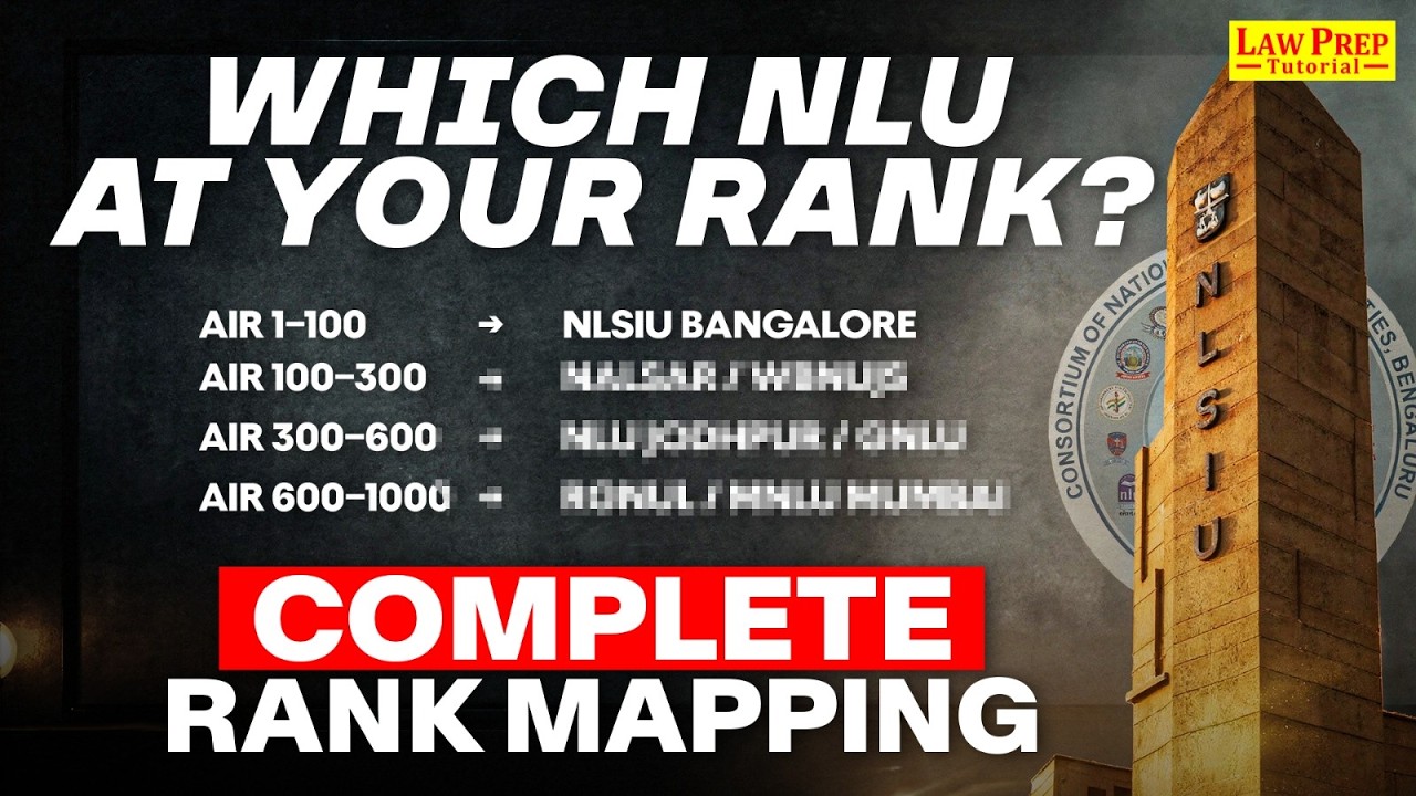 Which NLU at Your Rank? Complete Rank Analysis | CLAT Counselling Strategy
