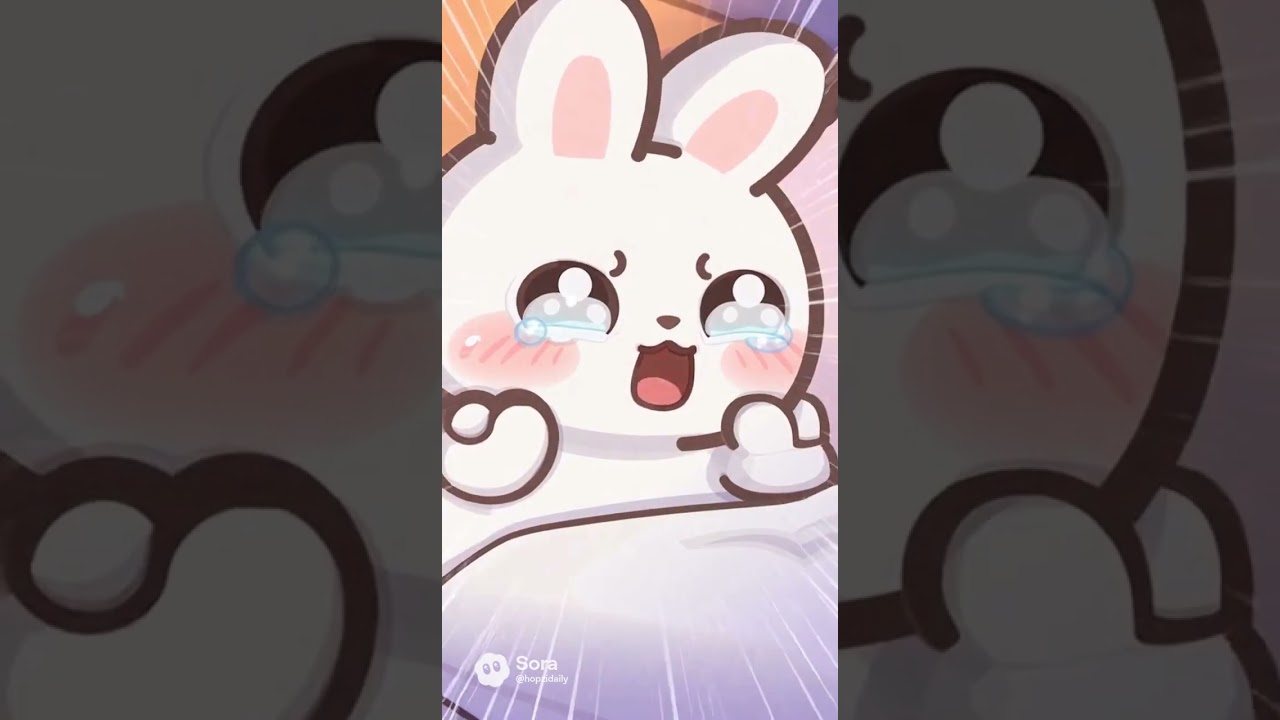 Hopzi Tested the Pillow&hellip; It Failed🐰 | Ep 04 #animatedshort  #cuteanimation #shorts #cuterabbit #cute