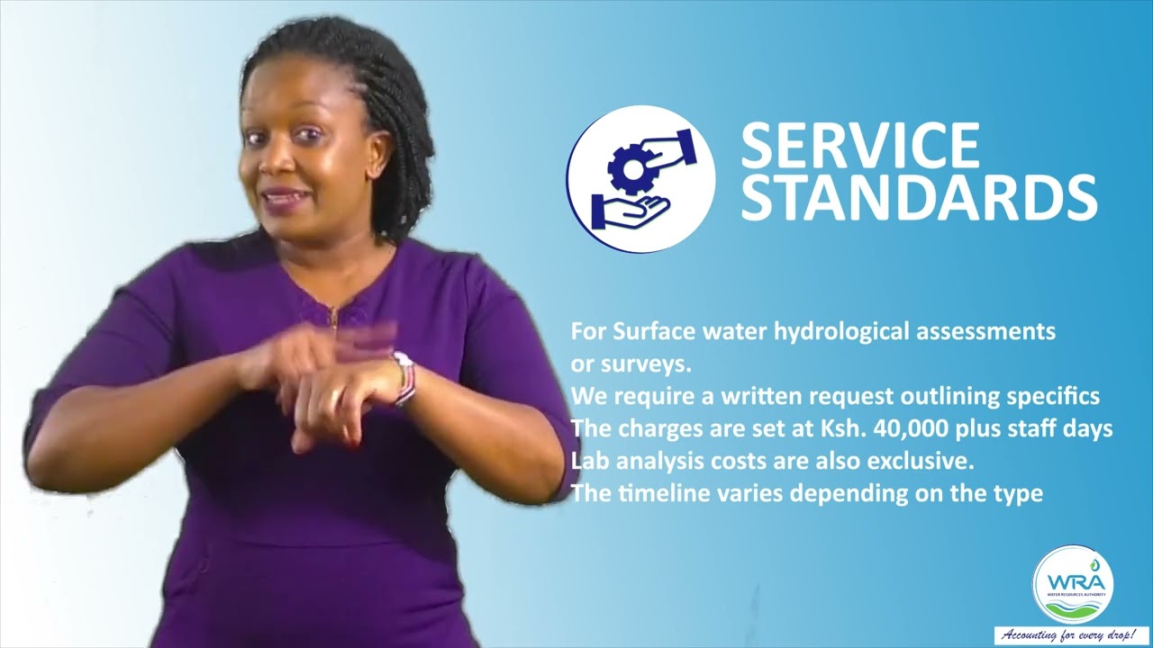 WRA CUSTOMER SERVICE CHARTER Sign Language video