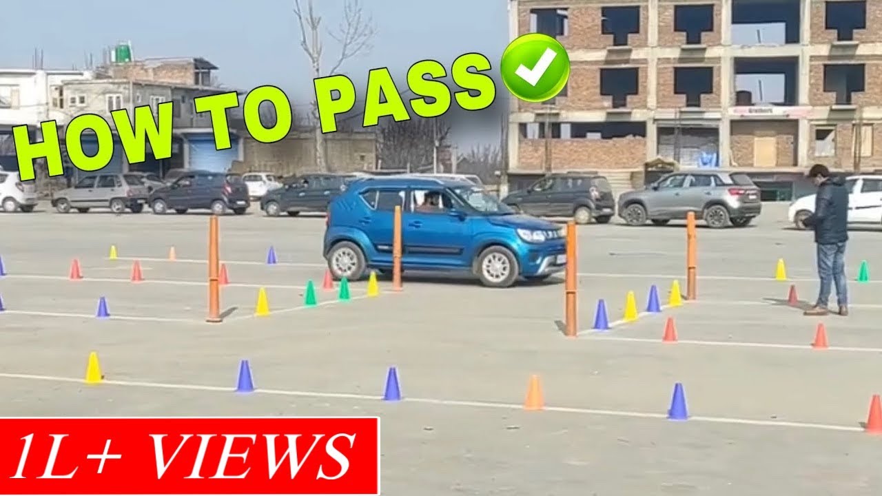 RTO💳 KASHMIR | LMV Driving Test | “H” Pattern🔺🚙