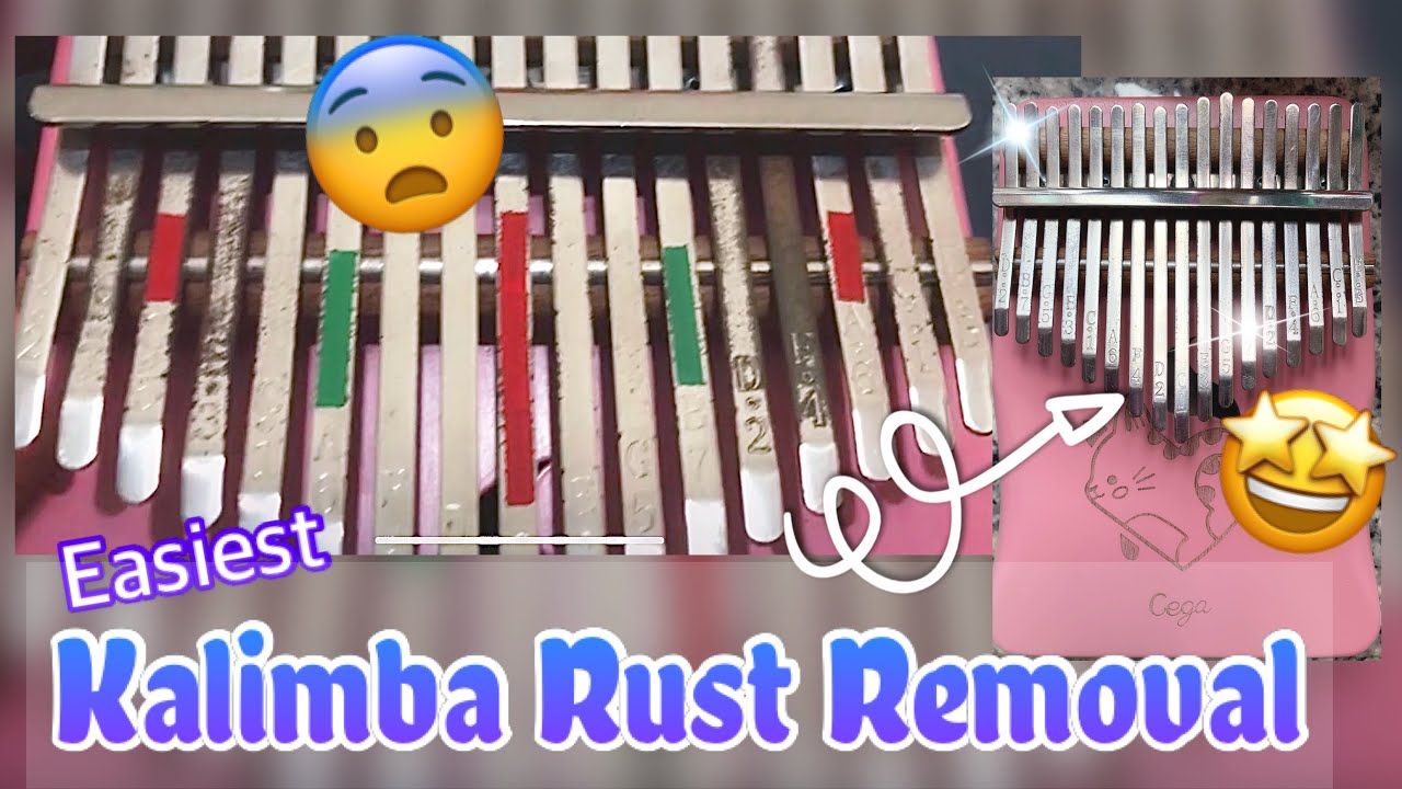 Easiest Way on How to Remove the Rust in your Kalimba Tines