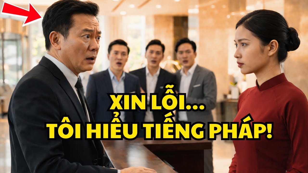 Chủ Tịch Nói Tiếng Pháp Để Chế Giễu Cô Lễ Tân… Ai Ngờ Cô Đáp 1 Câu Khiến Cả Sảnh Im Bặt