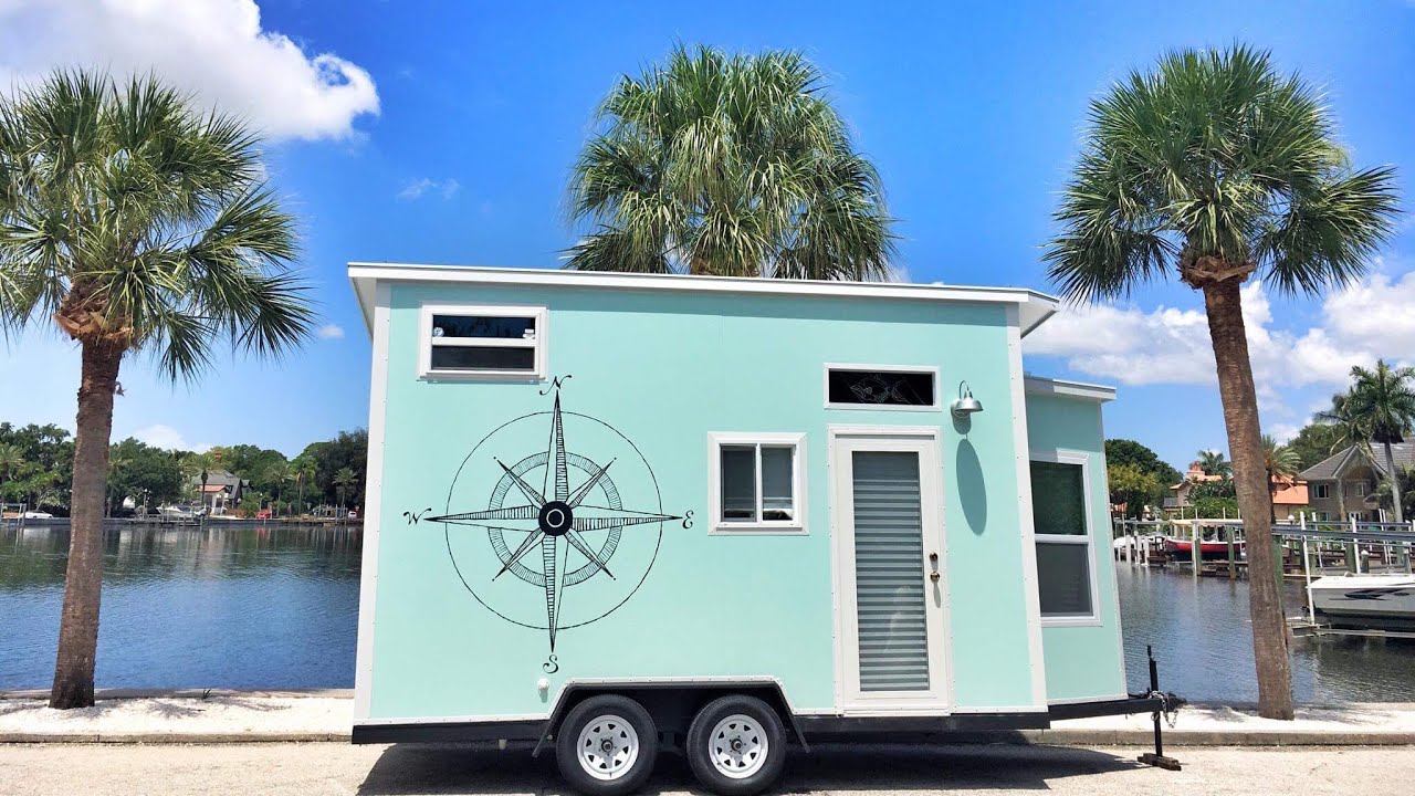 Tiny House On Wheels Beach House Tour Lightweight Under 5,000 Pounds