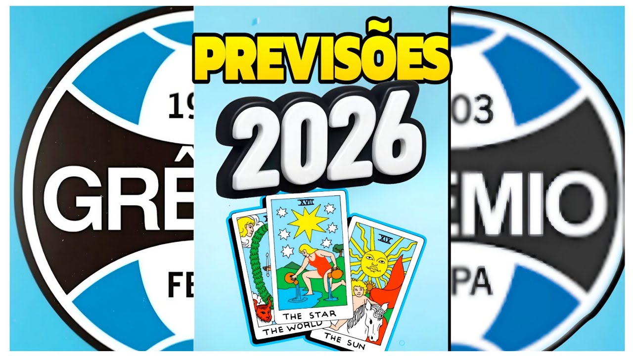 PREVIS&Otilde;ES 2026 PARA O GR&Ecirc;MIO - TAROT REVELOU AS ENERGIAS DURANTE O ANO🔮