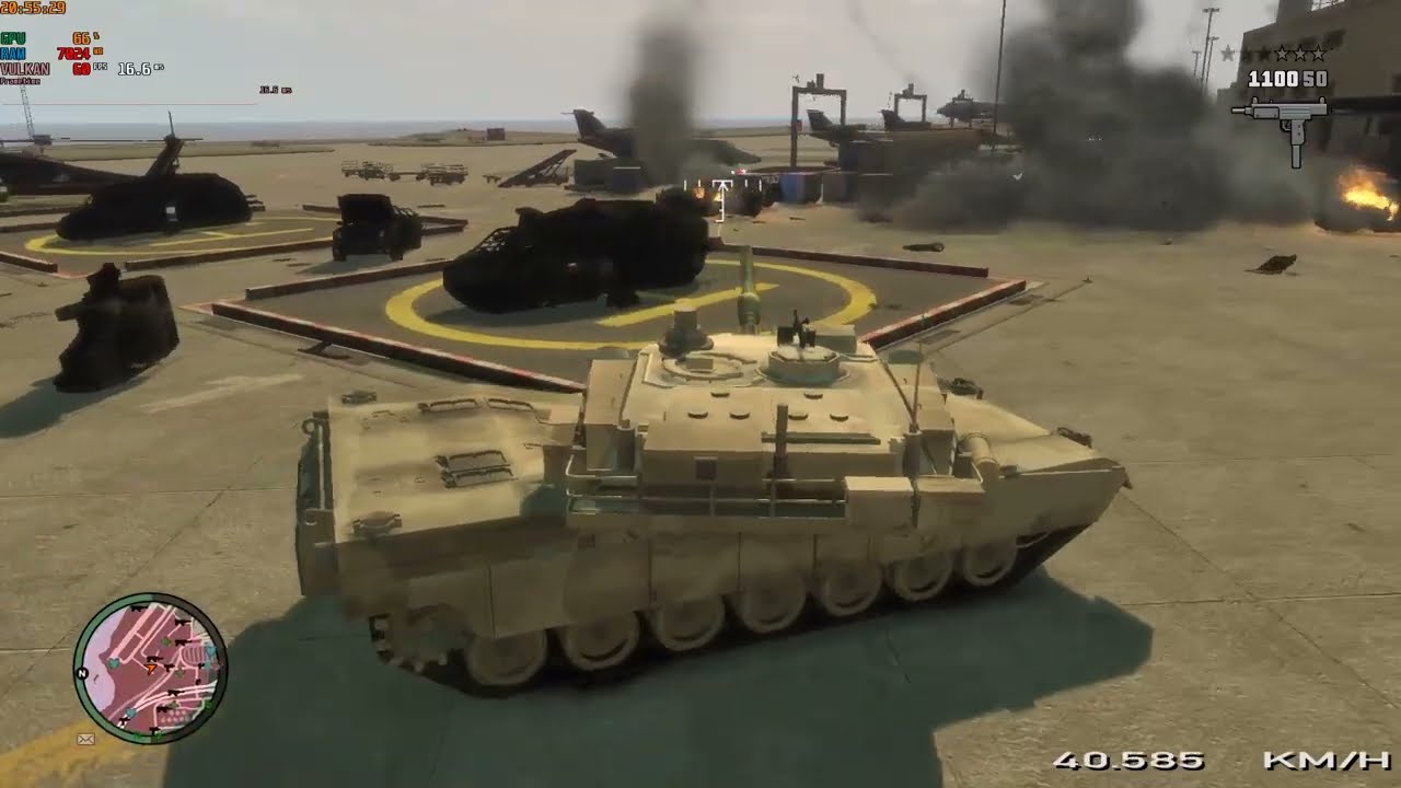 GTA 4 all weapons mod + tank