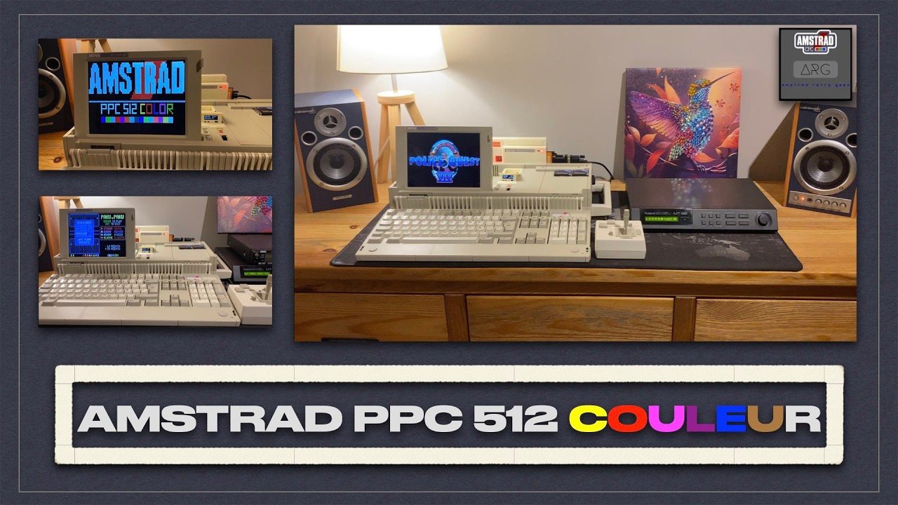 AMSTRAD PPC 512 COULEUR
