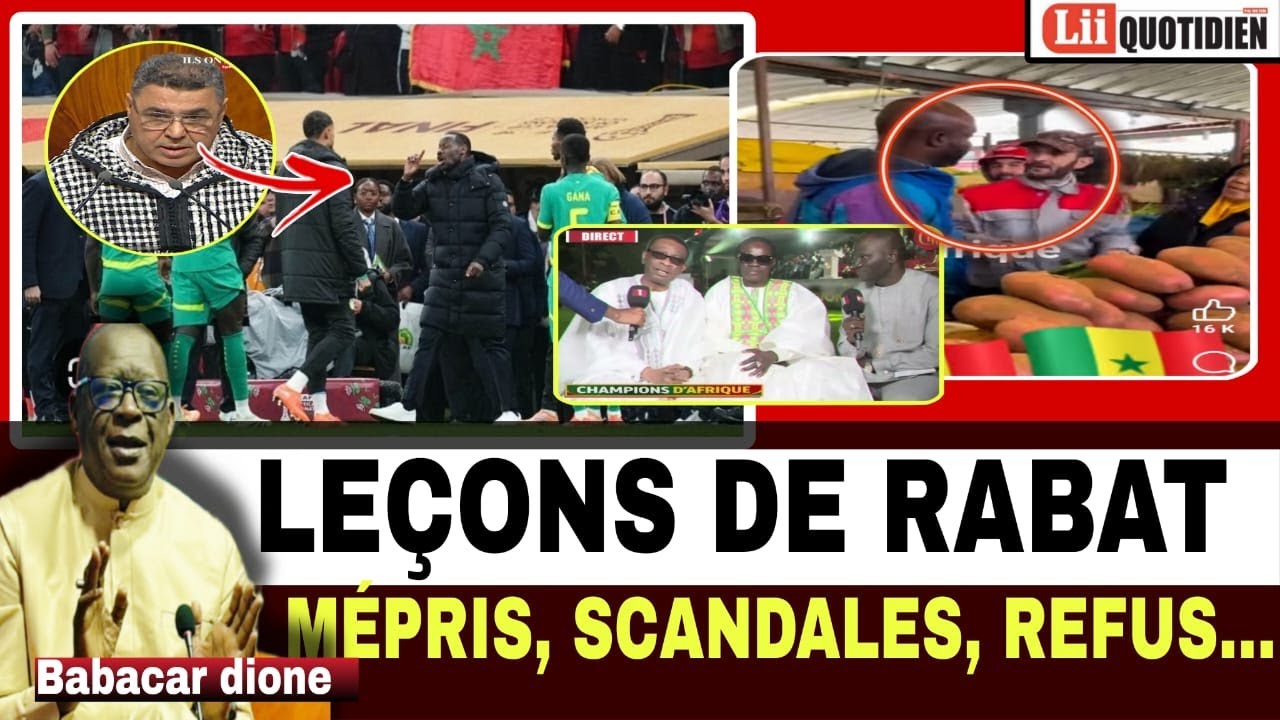 DIRECT: LES VENDREDIS DE BABACAR DIONE LEÇON DE RABAT 