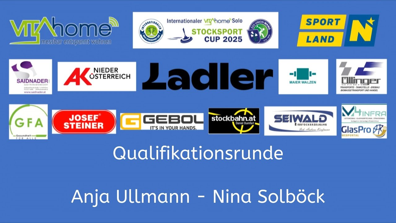 Solo Stocksport Cup 2025, Qualifikationsrunde Damen, Anja Ullmann - Nina Sollböck
