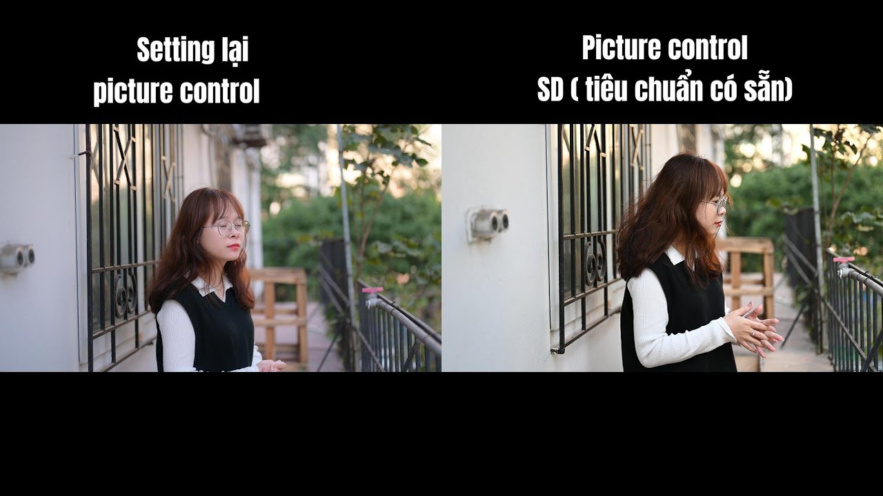 Cách setting màu ảnh ăn liền cho Nikon Z6II chụp chân dung màu da trắng hồng
