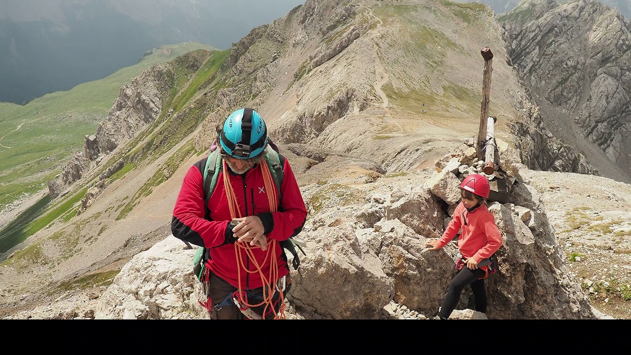 Ferrata Bepi Zac - Bambini in montagna Dolomiti