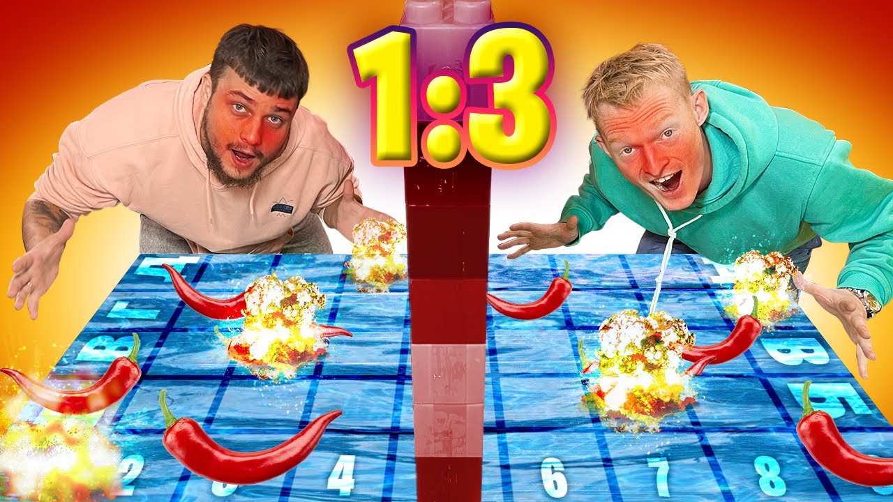 МОРСКОЙ БОЙ С ПЕРЦАМИ ЧЕЛЛЕНДЖ!