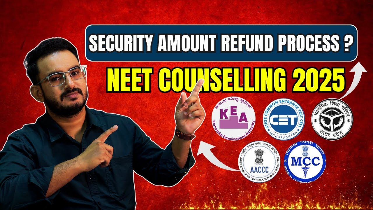 Refund कब मिलेगा? 🤔 NEET Counselling Security Refund 2025 | पूरा Process Explained l Refund Guide