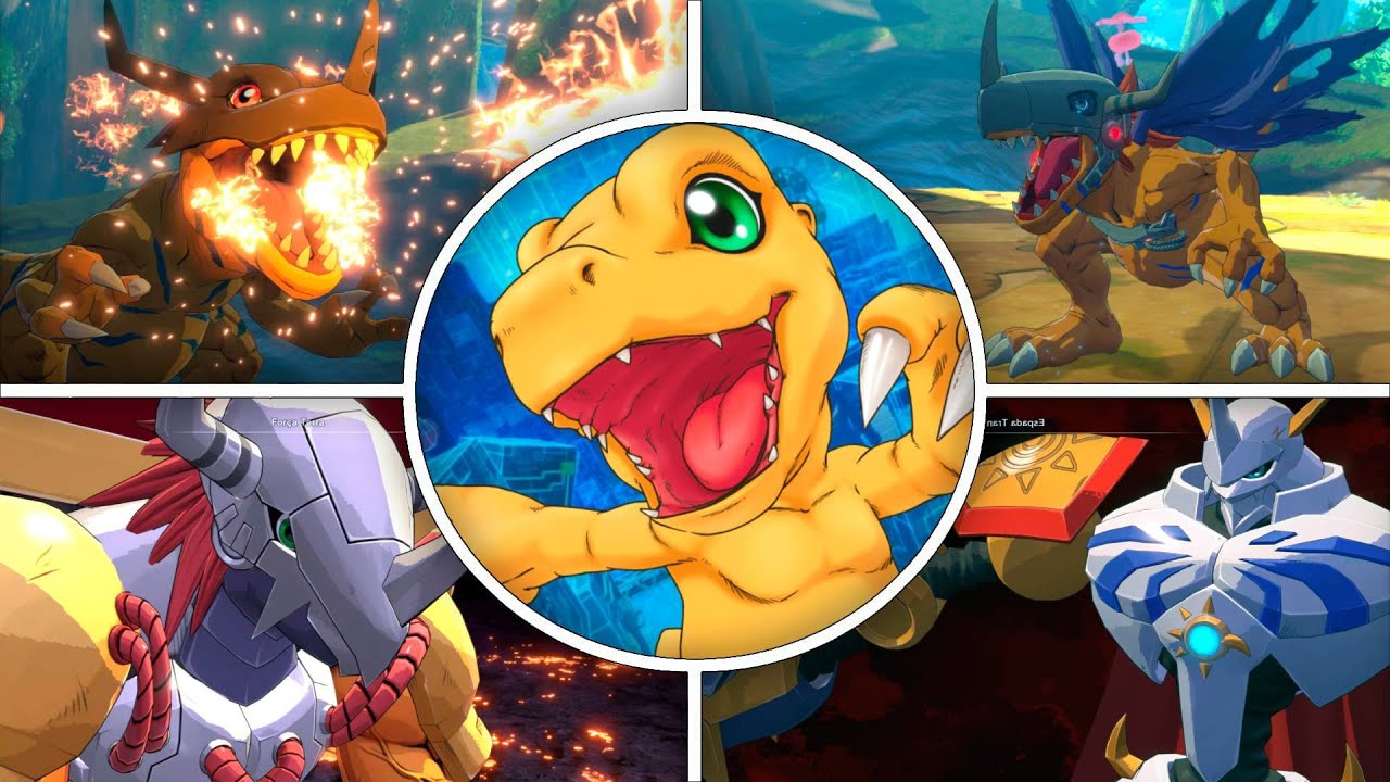 Agumon и DigiEvolutions – Демонстрация навыков | Digimon Story Time Stranger
