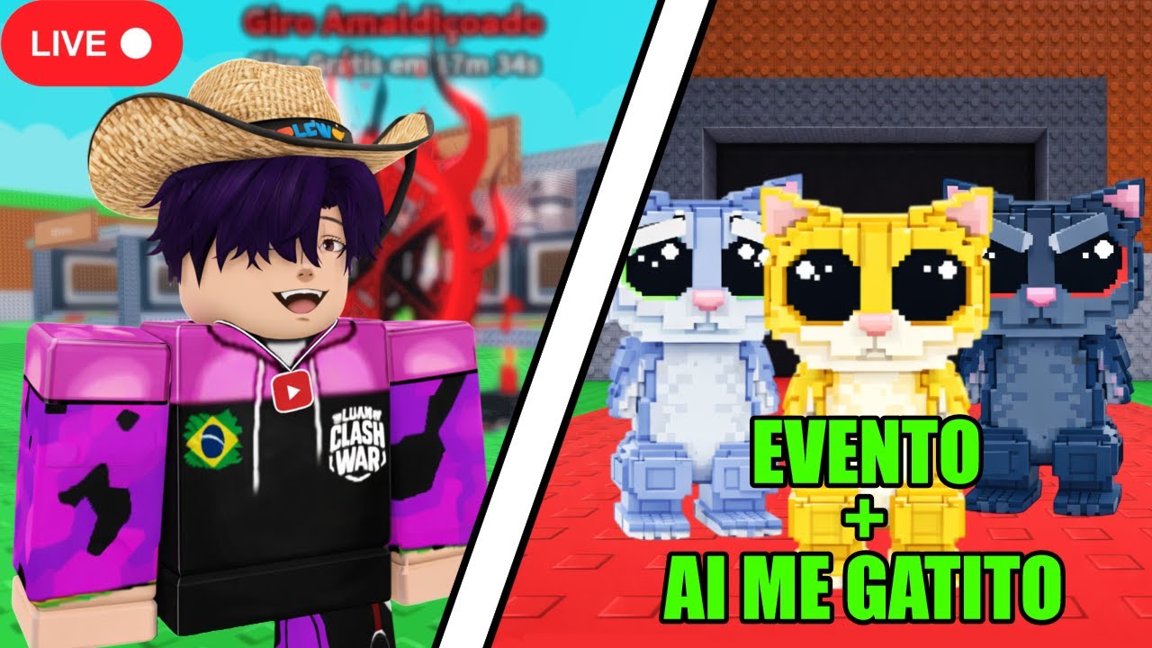 ADM ABUSE AO VIVO NO BRAINROT 😱💘 PETS OG DO DIA DOS NAMORADOS + ANIME STEAL + AVALIANDO LCW