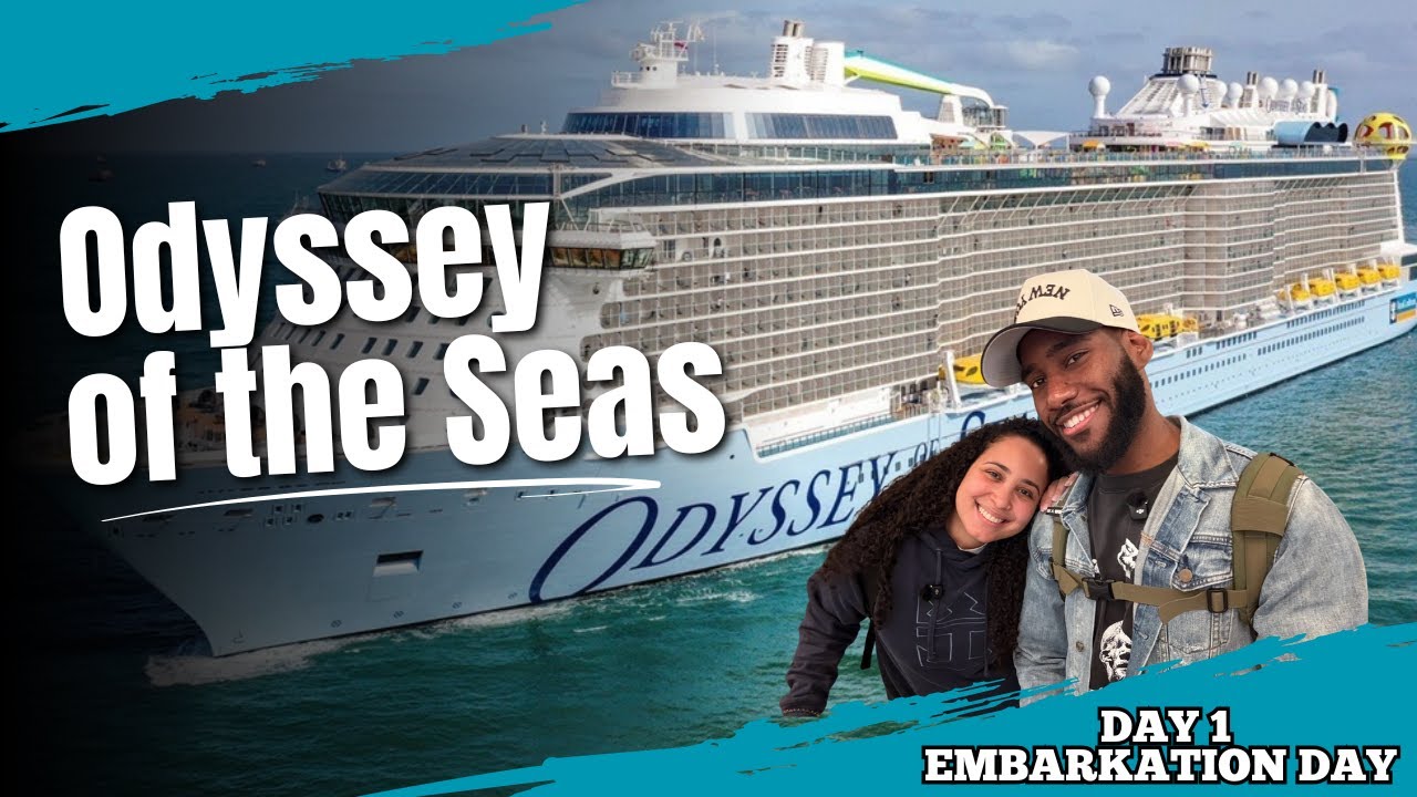 Видеоблог о 7-дневном круизе Odyssey of the Seas | День посадки | Наш первый видеоблог о круизе!!