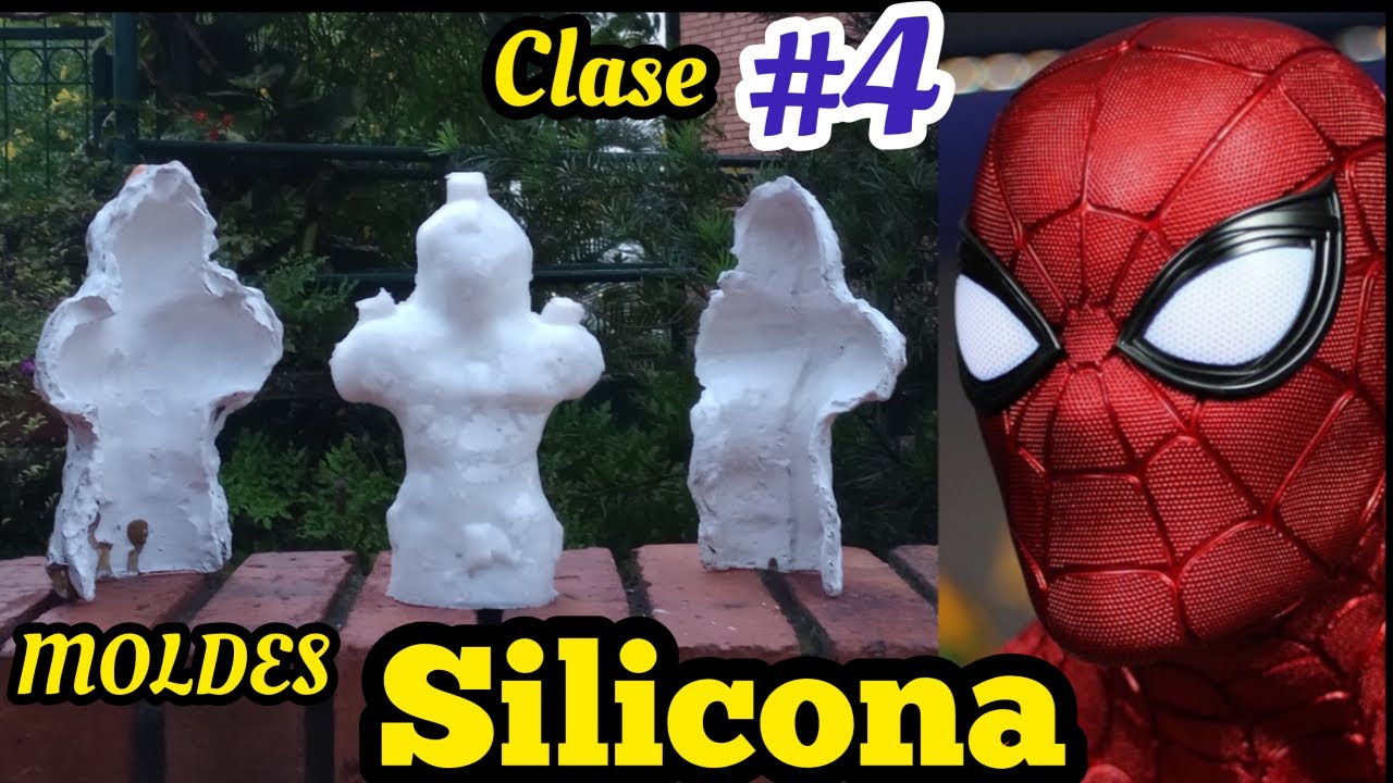 TALLER de ESCULTURA/clase #4/cómo HACER MOLDES con CAUCHO de SILICONA