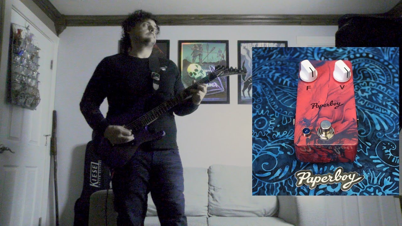 Jackson USA DK2. Paperboy Pedals Germanium Fuzz Face. Orange Tremlord 30. Just 1 pedal and an amp.
