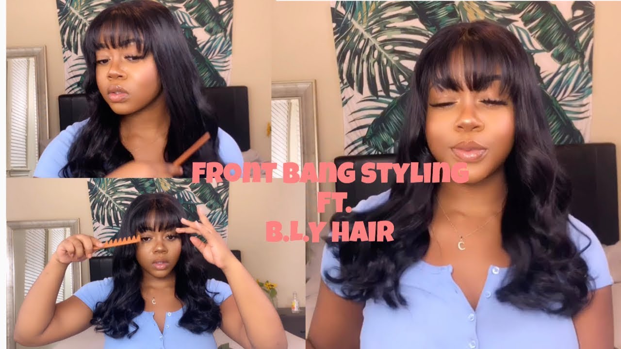 Front bang wig stying ft. BLY hair from amazon