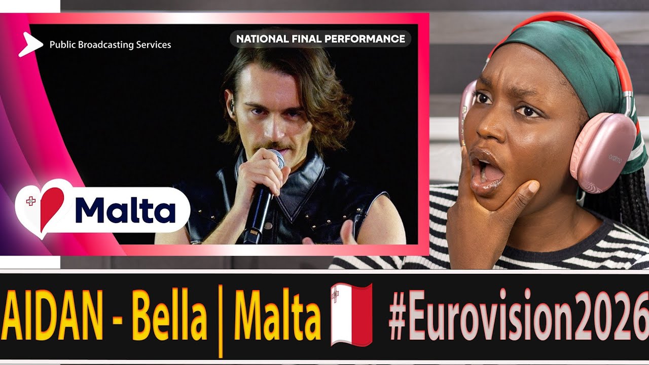 Эйдан - Белла | Мальта 🇲🇹 | Реакция #Евровидение2026