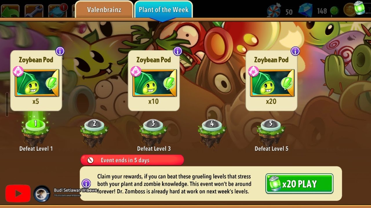 Eps.Zoybean Pod - Plants Vs Zombie 2