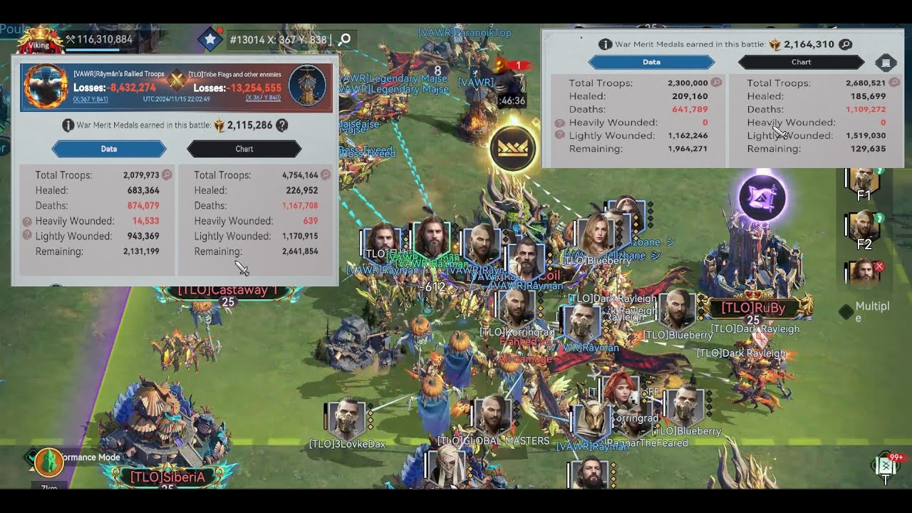 Viking Rise KVK 4   S144 vs 134 HUGE BATTLES