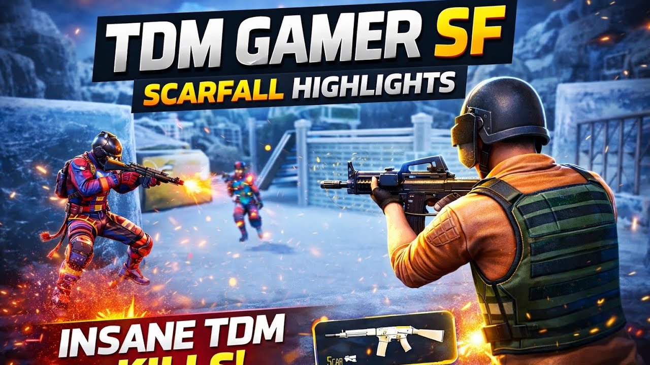Scarfall 2.0 TDM 1 vs 2 extreme game play 😃#TDM GAMER SF 2026