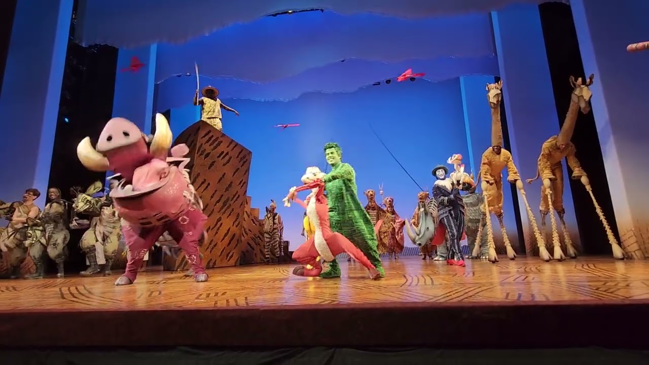 Disney's The Lion King curtain call August 5th at 7pm 