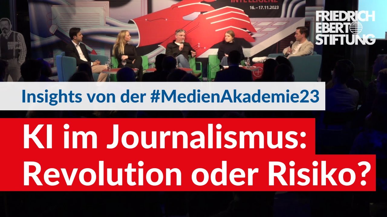KI im Journalismus: Revolution oder Risiko? | Insights von der #MedienAkademie23