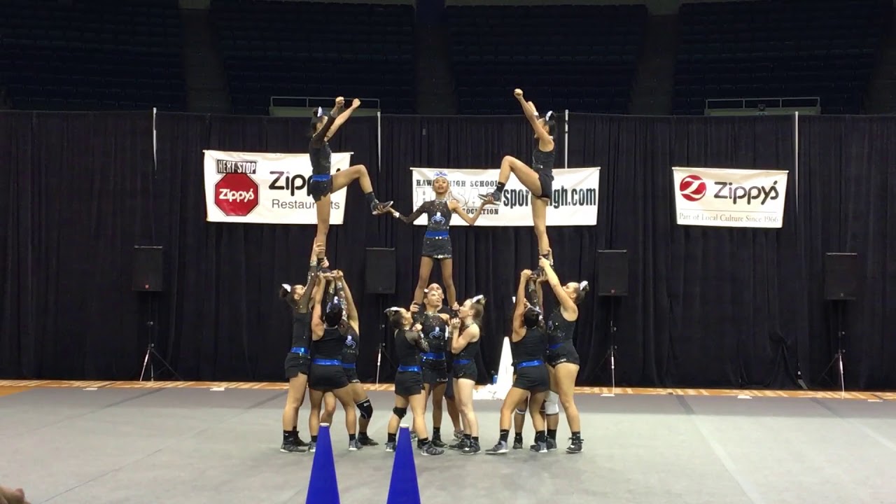 Moanalua High School cheerleading states 2018