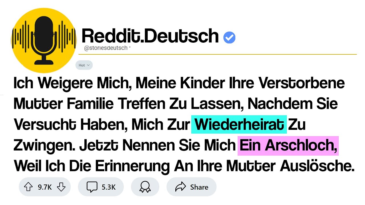 reddit-geschichte - Ich Weigere Mich, Meine Kinder Ihre Verstorbene Mutter Familie Treffen Zu...