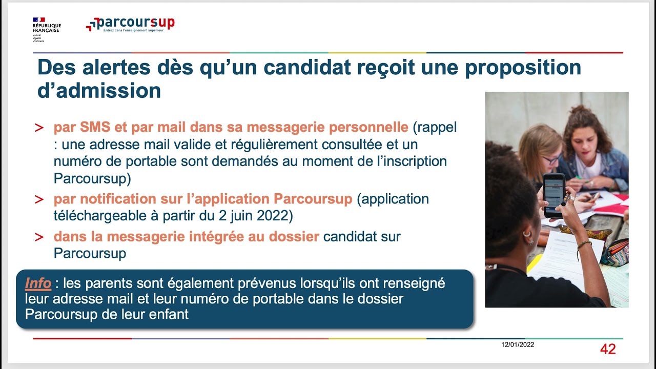 Parcoursup - Etape 4 -  Réponse aux vœux