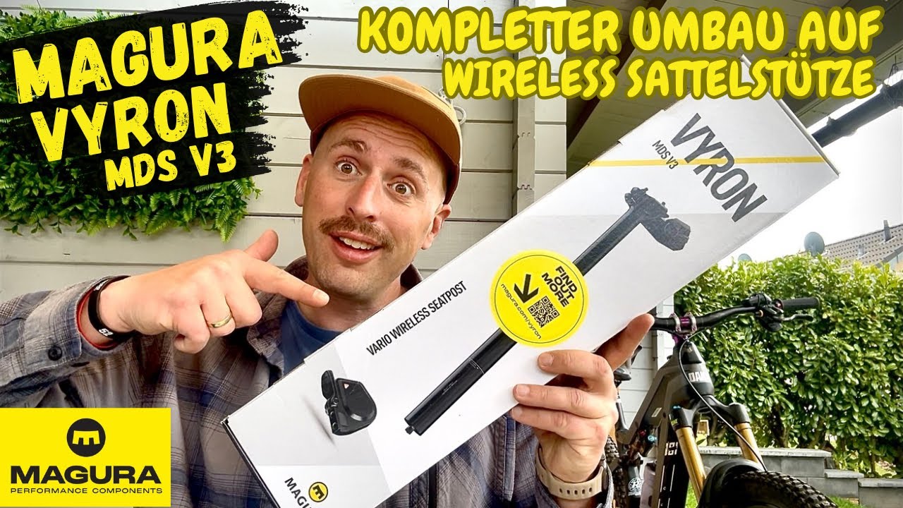MAGURA VYRON MDS V3 ! Mein Bike bekommt endlich eine Wireless Sattelstütze ! Kompletter Umbau !