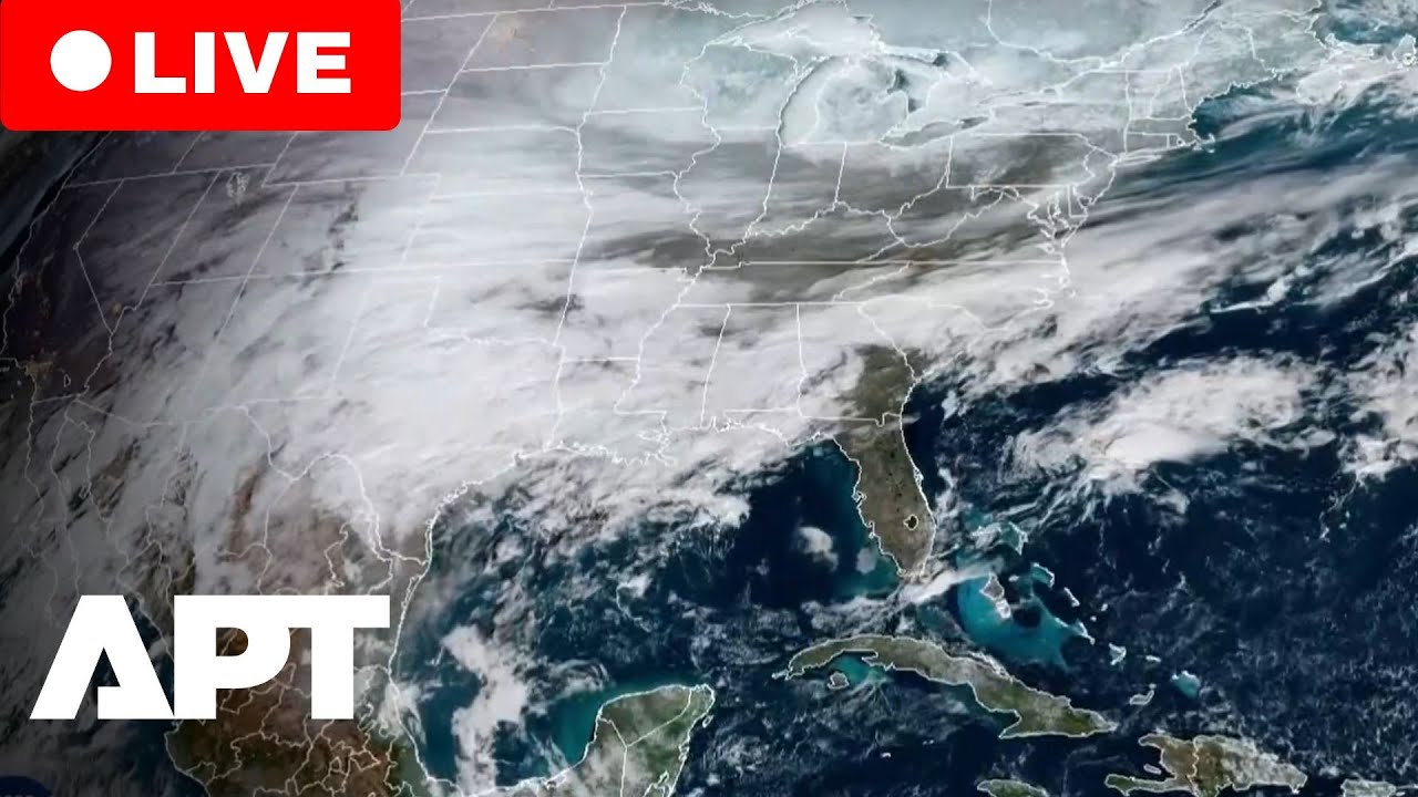 LIVE | Stunning Satellite View Shows Winter Storms Blanketing America | APT