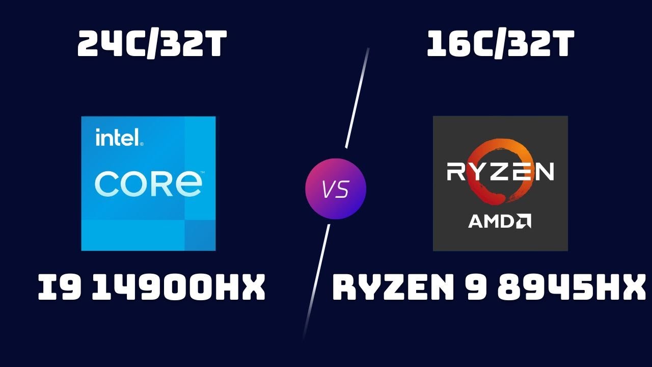 i9 14900HX vs Ryzen 9 8945HX &ndash; Flagship Gaming Laptop CPU Showdown