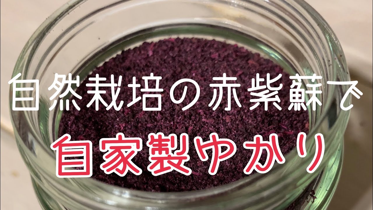 自家製ゆかりの作り方