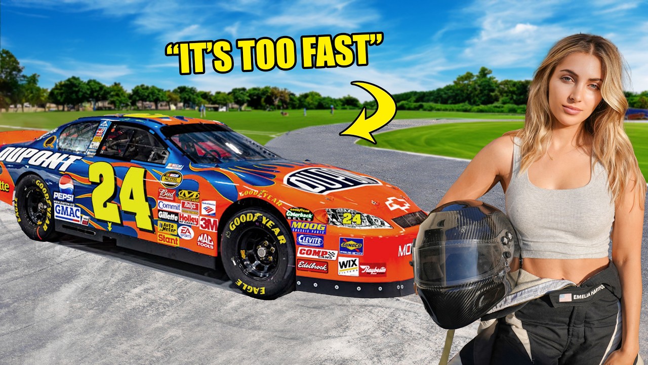 I tried training as a NASCAR driver…