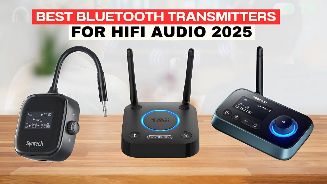 Best Bluetooth Transmitters for HiFi Audio in 2025 | Top 5 Low Latency Wireless Solutions