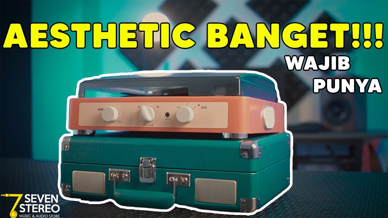 AUTO AESTHETIC KALO PUNYA TURNTABLE INI !! | REVIEW GADHOUSE BRAD & CROSLEY CRUISER DELUXE INDONESIA