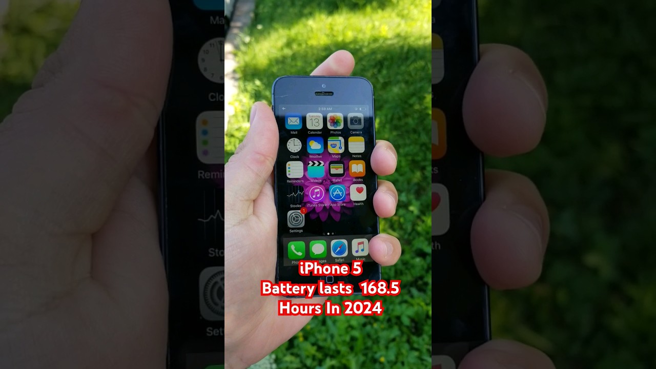 iPhone 5 single charge lasted 165.5 hours CRAZY BATTERY LIFE
