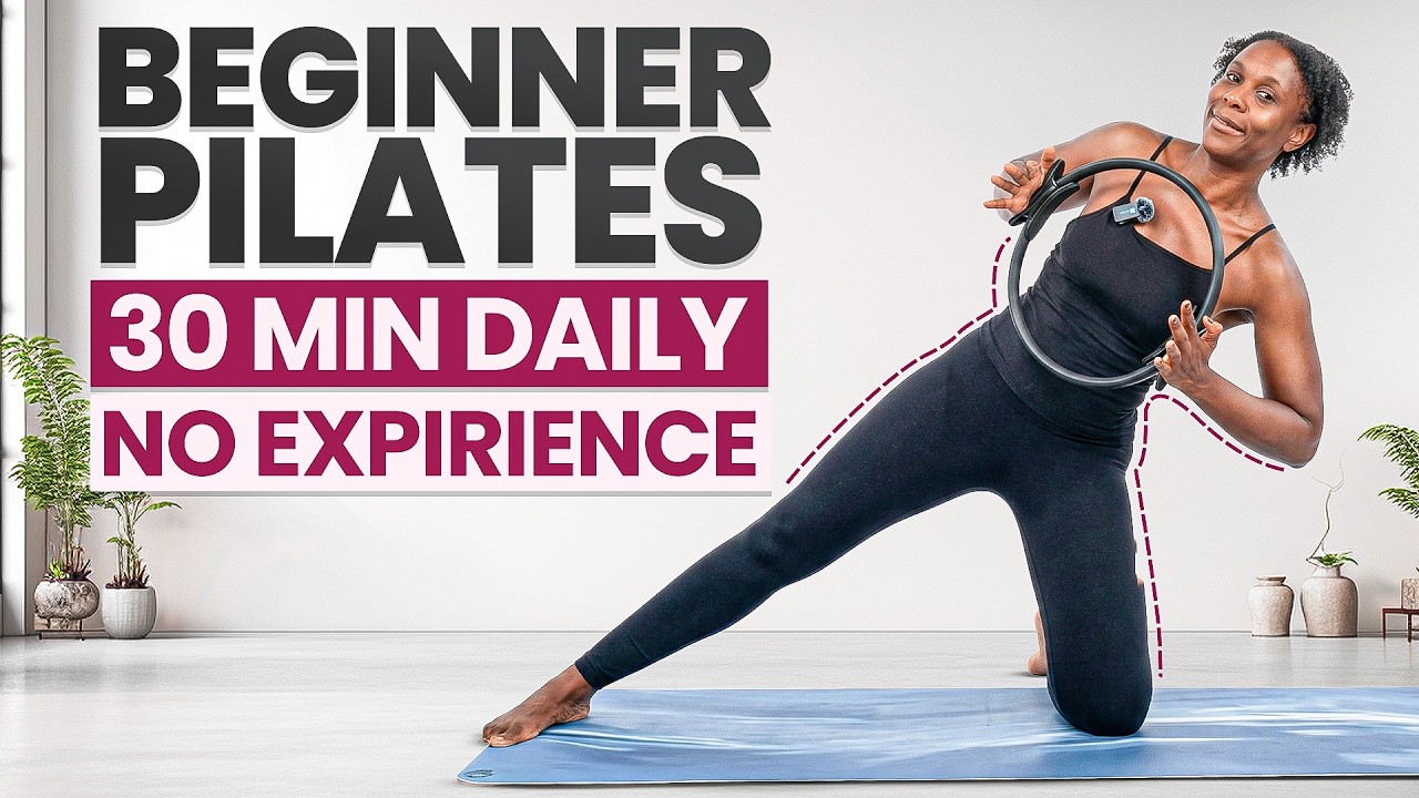 The ONLY 30 Minute Beginner Pilates You Need  Daily Full Body Routine No Experience Needed