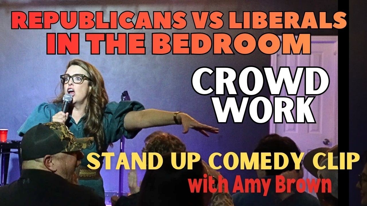 Republican Audience vs Liberal Comic - Only Crowd Work  #standupcomedy #milf #crowdwork #comedy
