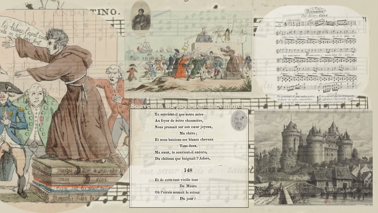 Chateaubriand - Souvenir du pays de mon enfance - 1826  éd