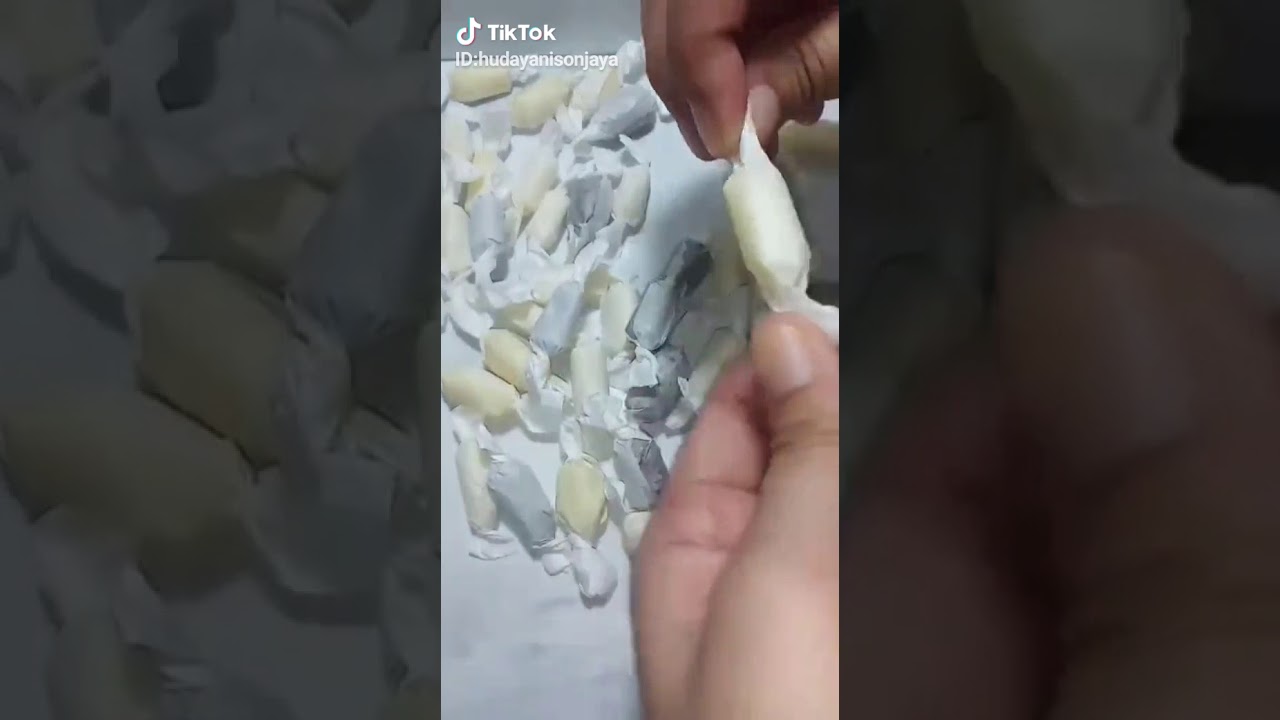 Cara bikin permen susu jadul/ tiktok indonesia