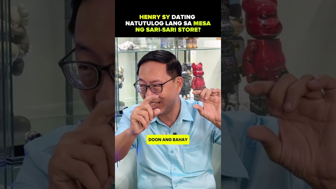 Henry Sy, Dati Natutulog lang sa Lamesa ng Sari-Sari Store