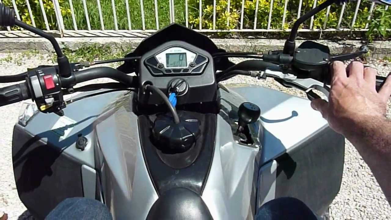 COLD START  E-TON eton VECTOR 250 VXL 2006  motor atv quad engine at 28&deg;C d&eacute;marrage &agrave; froid